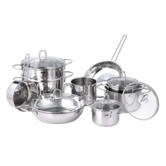 Juego de utensilios de cocina de 16 piezas de acero inoxidable