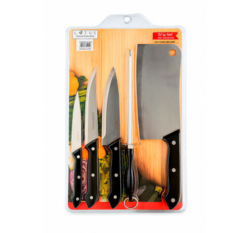 Set de Cuchillos con tabla de corte Lotus Home Collection
