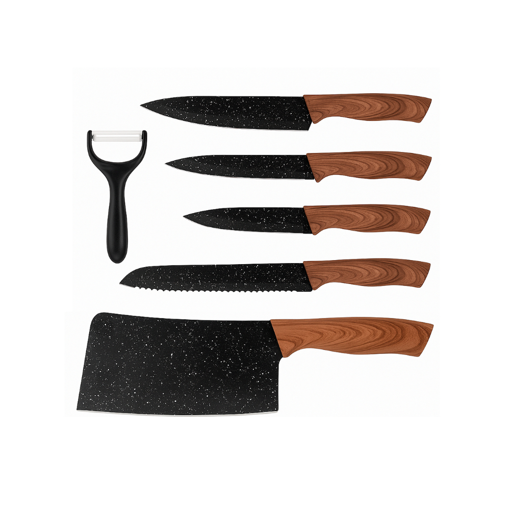 Set de cuchillo con 6 piezas Lotus Home Collection